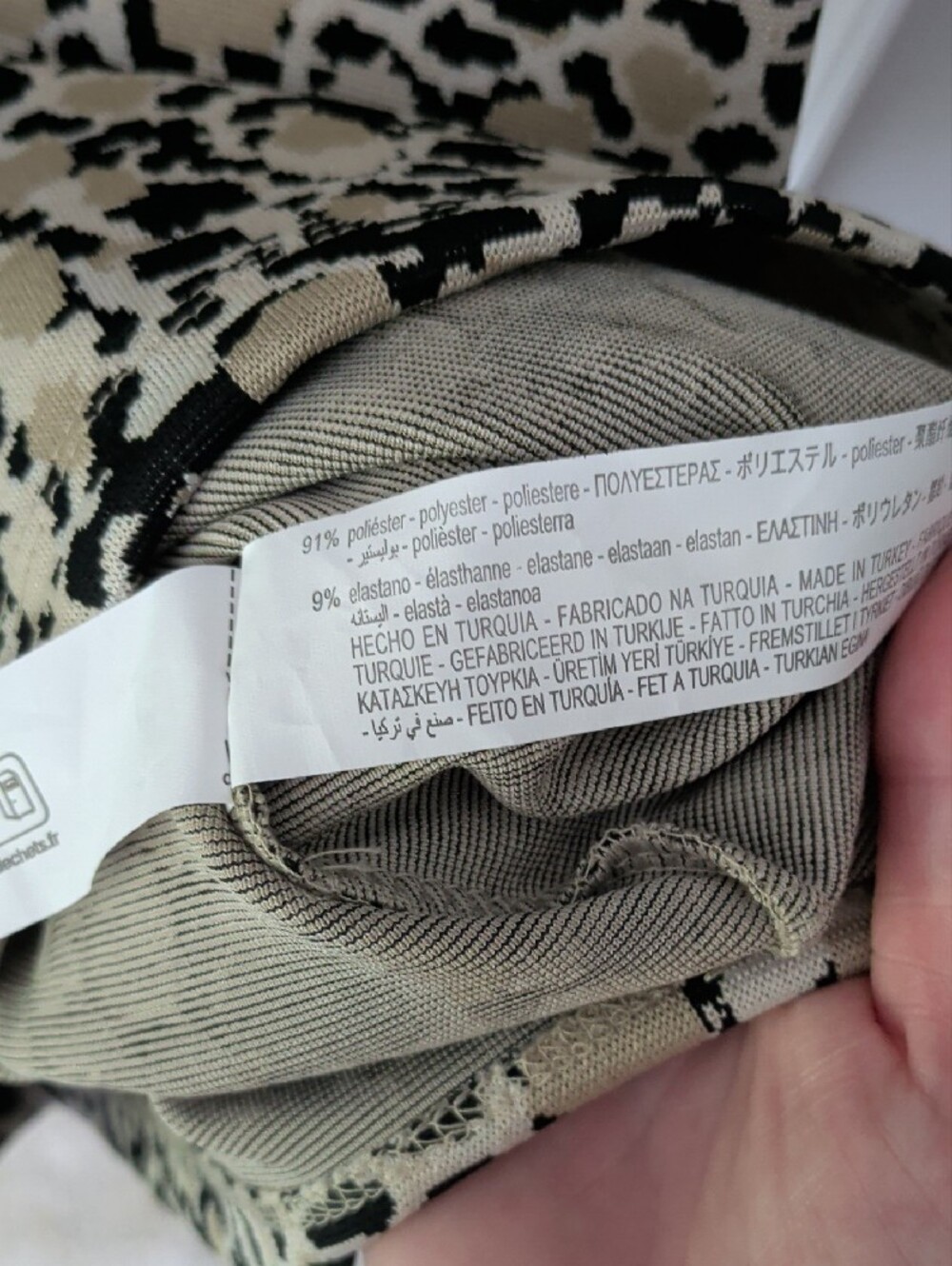 Zara Leopard Print Dress NWT Sz M - Picture 4 of 4